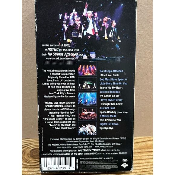 'N Sync - Live From Madison Square Garden NR - DVD JIVE Records 2000-FAST SHIP - Picture 4 of 6